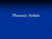Platonic Solids