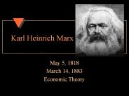 Karl Heinrich Marx