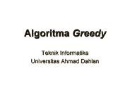 Algoritma Greedy