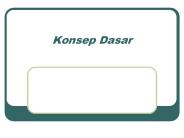 Konsep Dasar
