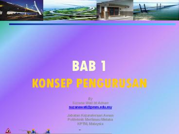 BAB 1 KONSEP PENGURUSAN