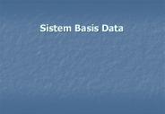 Sistem Basis Data