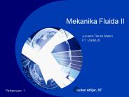Mekanika Fluida II
