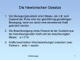 Die Newtonschen Gesetze PowerPoint PPT Presentation