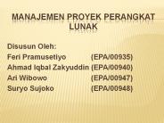 Manajemen proyek perangkat lunak