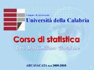Corso di statistica