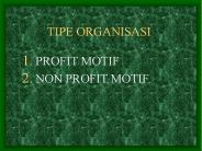 TIPE ORGANISASI