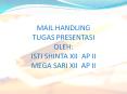 MAIL HANDLING TUGAS PRESENTASI OLEH: ISTI SHINTA XII AP II MEGA SARI XII AP II PowerPoint PPT Presentation