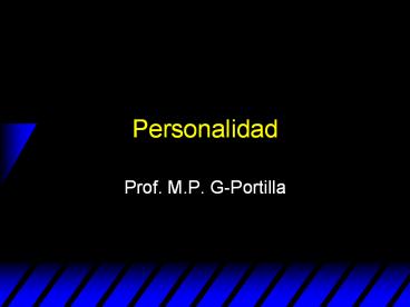 Personalidad