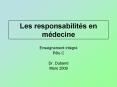 Les responsabilit PowerPoint PPT Presentation