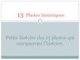 13 Photos historiques PowerPoint PPT Presentation