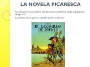 LA NOVELA PICARESCA