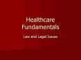 Healthcare Fundamentals PowerPoint PPT Presentation