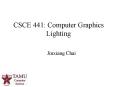 CSCE 441: Computer Graphics Lighting PowerPoint PPT Presentation