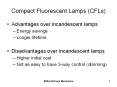 Compact Fluorescent Lamps (CFLs) PowerPoint PPT Presentation