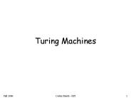 Turing Machines