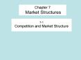 Chapter 7 Market Structures PowerPoint PPT Presentation