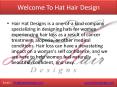 Welcome To Hat Hair Design PowerPoint PPT Presentation