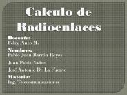 Calculo de Radioenlaces