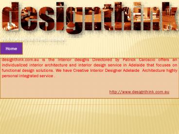 Residential Interior Designer Adelaide