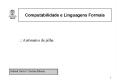 Computabilidade e Linguagens Formais PowerPoint PPT Presentation
