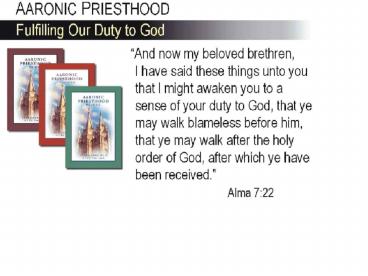 PPT – A Duty to God and Scouting - for LDS Crews PowerPoint ...