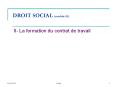 DROIT SOCIAL (module 03) PowerPoint PPT Presentation