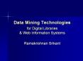 Data Mining Technologies  for Digital Libraries PowerPoint PPT Presentation