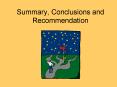 Summary, Conclusions and Recommendation PowerPoint PPT Presentation