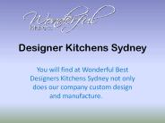 Designer Kitchens Sydney