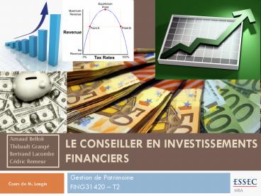 LE CONSEILLER EN INVESTISSEMENTS FINANCIERS