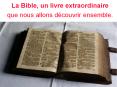 La Bible, un livre extraordinaire PowerPoint PPT Presentation