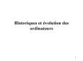 Historiques et  PowerPoint PPT Presentation