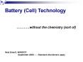Battery (Cell) Technology PowerPoint PPT Presentation