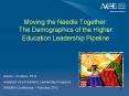 Moving the Needle Together: The Demographics of the Higher Education Leadership Pipeline PowerPoint PPT Presentation