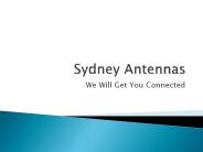 Sydney Antennas-We Will Get You Connected