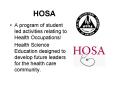 HOSA PowerPoint PPT Presentation