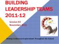 Building%20Leadership%20Teams%202011-12 PowerPoint PPT Presentation