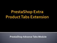 PrestaShop Advance Product tabs Module