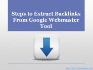 How to Download Backlinks from Google Webmaster Tool