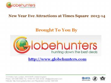 New Year Eve at Times Square