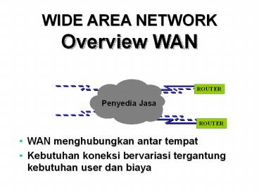 PPT – WIDE AREA NETWORK PowerPoint presentation | free to download - id ...