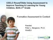 Formative Assessment in Context