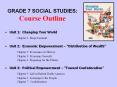 GRADE 7 SOCIAL STUDIES: Course Outline PowerPoint PPT Presentation