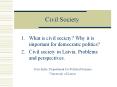 Civil Society PowerPoint PPT Presentation