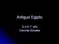 Antiguo Egipto PowerPoint PPT Presentation