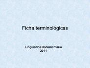 Ficha terminol