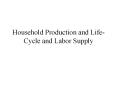 Household Production and Life-Cycle and Labor Supply PowerPoint PPT Presentation