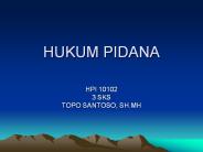 HUKUM PIDANA