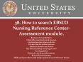 38. How to search EBSCO Nursing Reference Center- Assessment module. PowerPoint PPT Presentation